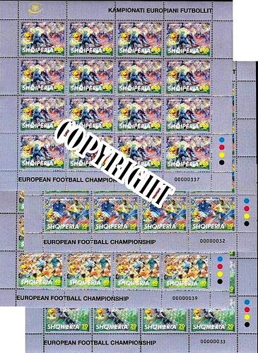 Albania 2004. European Football/Sports/Soccer/Euro championship. Sheet MNH
