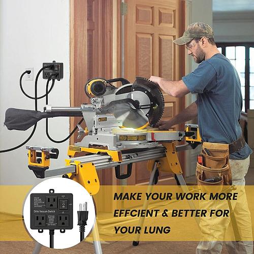 Automatic Vacuum Switch Ortis Vacuum Switch for More Power Tools Delay Vacuum...