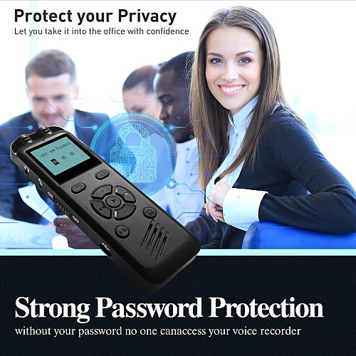 Hubotowin Digital Voice Recorder 64GB Voice Activated Recorder Audio Recorder...