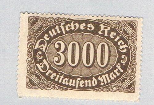 Germany 206 MNH Numeral 3000 1922 (BP83620)