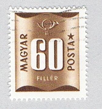 Hungary Used Numeral 60 brown (BP84526)