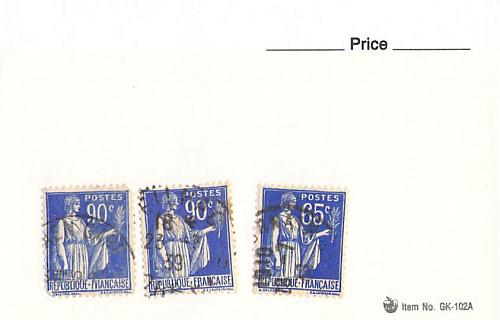 France 2 different of 3 total stamps included (SC0_346)