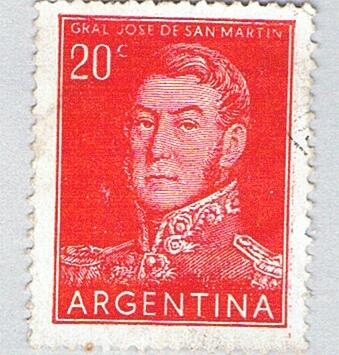 Argentina 629 Used de San Martin 1955 (BP73816)