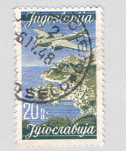 Yugoslavia C22 Used Plane over Dubrovnik 1947 CV 1.25 (BP77008)