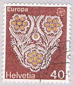 Switzerland 614 Used Lace 2 1976 (BP53416)