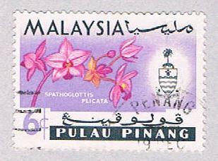 Malaysia Penang 70 Used Different Orchids CV 1.10 (BP24725)