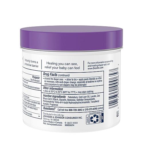 Desitin Maximum Strength Baby Diaper Rash Cream with 40% Zinc Oxide for Treat...
