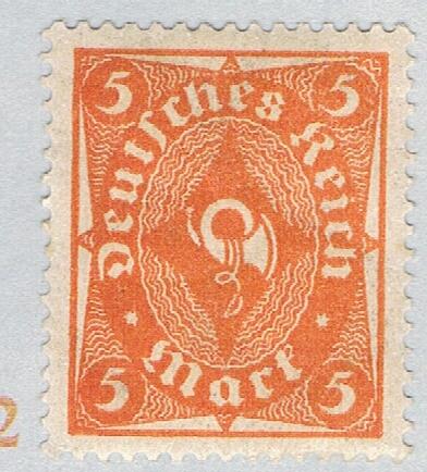 Germany 188 Unused Post Horn 2 1921 (G0648)+