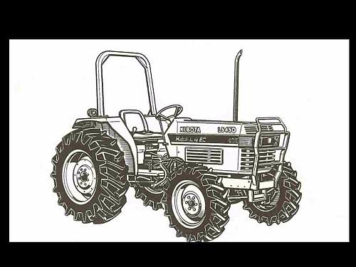 KUBOTA L4350 L4850 L5450 L 4350 5450 MANUAL for Diesel Tractor Service & Repair