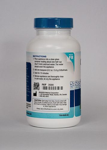 OrthoFresh Professional Cold Water Dental Appliance Cleaner