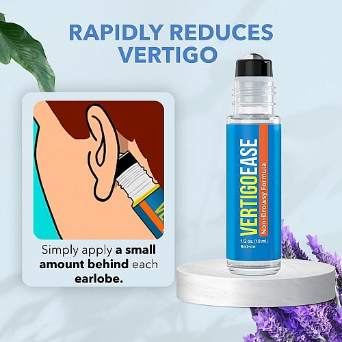 Basic Vigor Vertigo Ease Roll-On 10ml - Natural & Fast-Acting Vertigo and Diz...