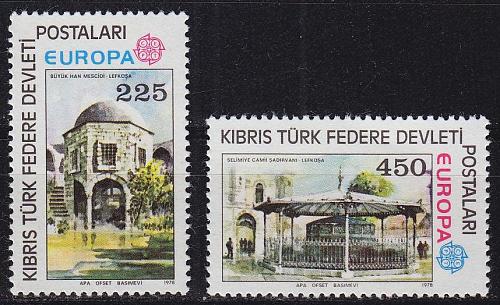 ZYPERN CYPRUS [T&uuml;rkisch] MiNr 0055-56 ( **/mnh ) CEPT