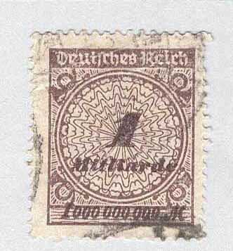 Germany 1 million Overprint brown Used (BP89837)