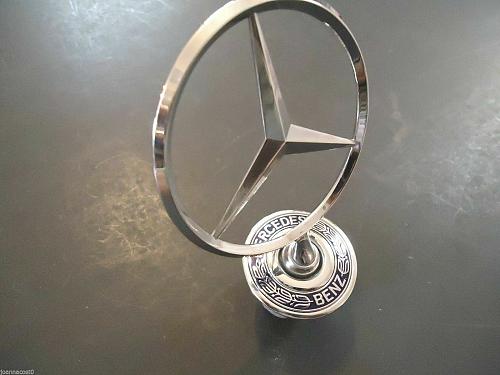 MERCEDES BENZ HOOD ORNAMENT STAR EMBLEM LOGO FRONT BADGE 90s- LATER? BONNET