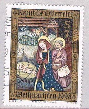 Austria 1774 Used Christmas 1 1998 (BP54204)