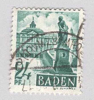 Baden 5N22 Rastatt Castle Used 1 (BP94808)