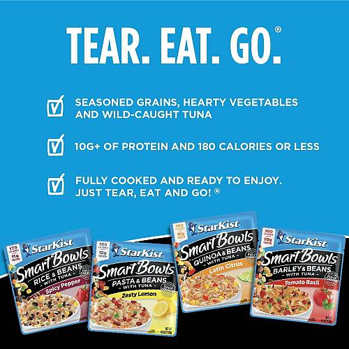 StarKist Smart Bowls Tuna Rice & Beans Spicy Pepper 4.5 oz Pouch
