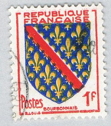 France 736 Used Bourbannaise 1 1954 (BP58034)