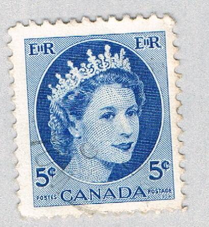 Canada 341 Used QEII 1 1953 (BP59814)