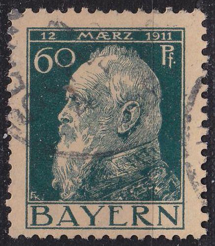 GERMANY Bayern Bavaria [1911] MiNr 0084 II ( O/used )