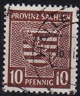 GERMANY Alliiert SBZ [Provinz Sachsen] MiNr 0078 X a ( O/used )