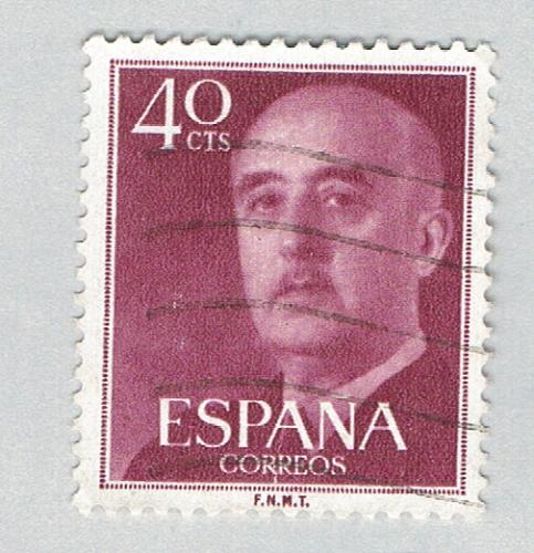 Spain General Franco brown 40c (AP126817)