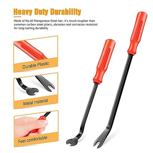GOOACC 3 Pcs Clip Pliers Set & Fastener Remover - Auto Upholstery Combo Repai...