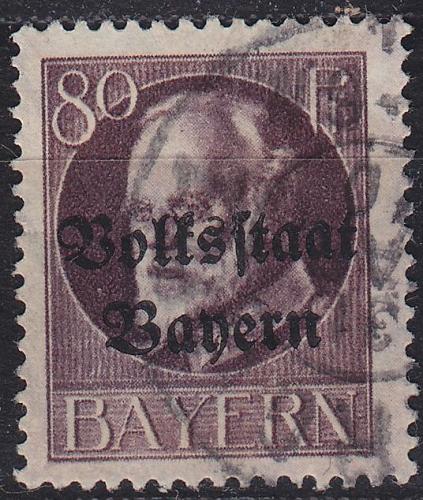 GERMANY Bayern Bavaria [1919] MiNr 0127 A ( O/used )