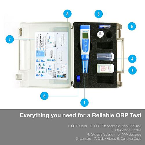 Apera Instruments Premium Line ORP60 Pocket ORP Tester Kit Replaceable Probe ...