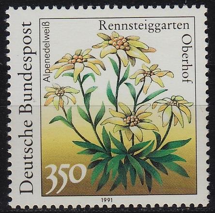 GERMANY BUND [1991] MiNr 1509 ( **/mnh ) Blumen