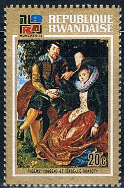 Rwanda 523 Unused Painting Reubens (R0320)+
