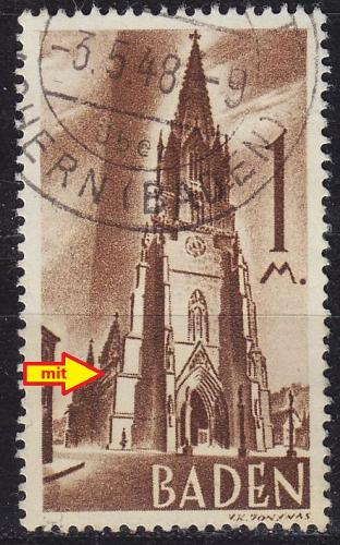 GERMANY Alliiert Franz. Zone [Baden] MiNr 0013 yv II ( O/used ) [01]