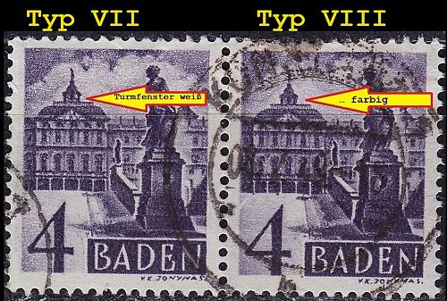 GERMANY Alliiert Franz. Zone [Baden] MiNr 0029 yb VII+VIII ( O/used ) [01]