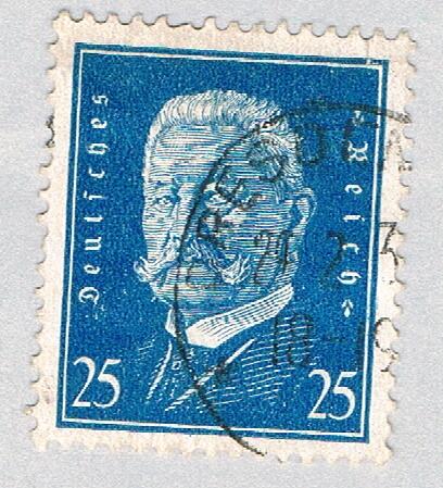 Germany 377 Used von Hindenburg 1 1928 (BP58326)