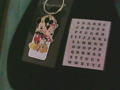 Walt Disneyland Resort Keychain Charm Mickey Minnie Pluto