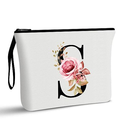 Vavabox A-Z Personalized Makeup Bag Birthday Gifts for Women Mom Gifts for Be...