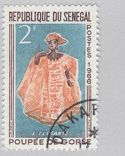 Senegal 262 Elegant Woman Used 2 (BP94923)