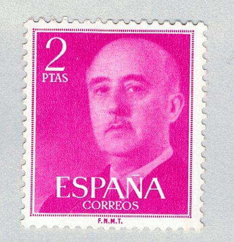 Spain General Franco violet 2p (AP126803)