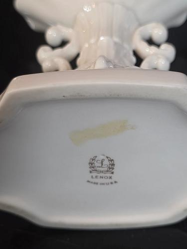 Pair of Lenox candle sticks Made in USA