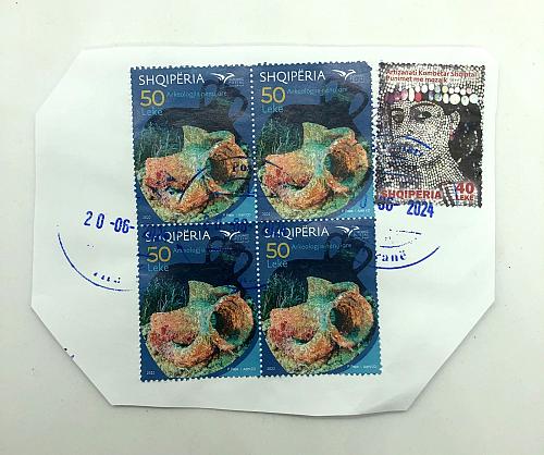 Albania Stamps 2022. EUROMED: The underwater archeology. Canceled Circulated