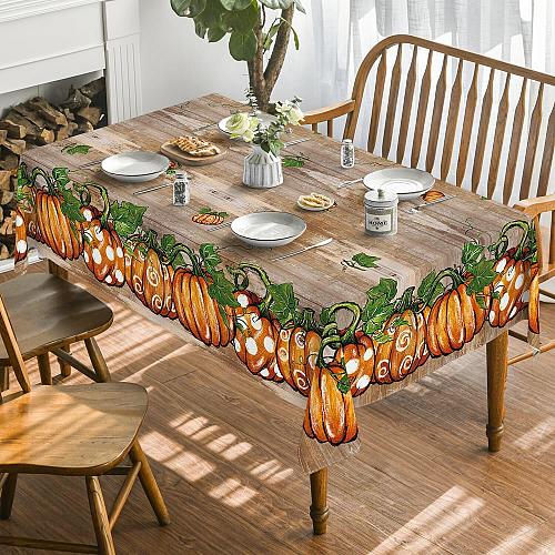 Horaldaily Fall Tablecloth 60×84 Inch Rectangular Thanksgiving Autumn Harvest...