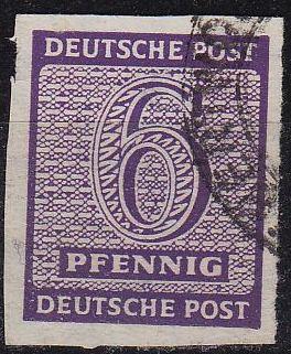 GERMANY Alliiert SBZ [West-Sachsen] MiNr 0117 Y ( O/used ) [03]