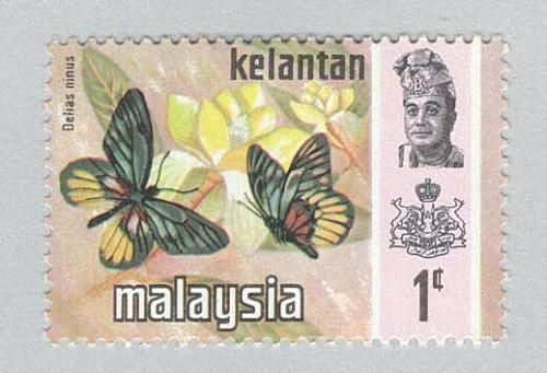 Malaysia Kelantan 98 Butterflies MNH 1 (BP97426)