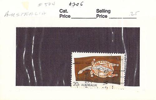 Australia 504 Used Turtle 1971 (SC0_599)