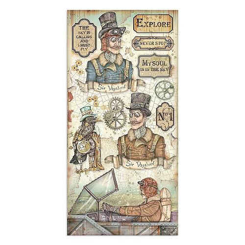 STAMPERIA INTER KFT COLLECTABLE Pap 6X12 Sir Vagabond Aviator 10 Designs/1 Each