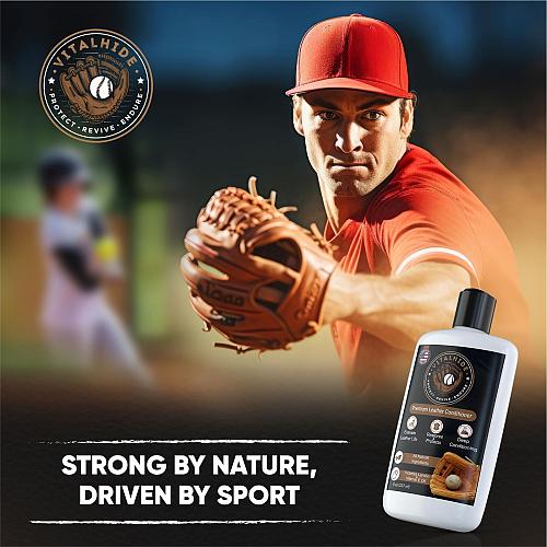 VitalHide Premium Baseball Glove Oil 8oz Baseball Glove Conditioner Glove Oil...