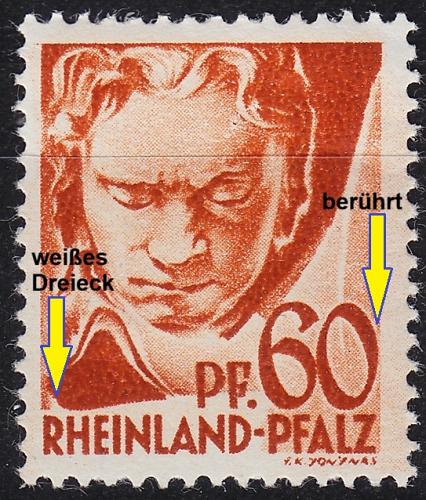 GERMANY Alliiert Franz. Zone [RheinlPfalz] MiNr 0012 yv IV ( **/mnh )