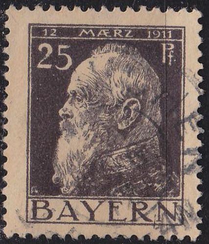 GERMANY Bayern Bavaria [1911] MiNr 0080 II ( O/used )
