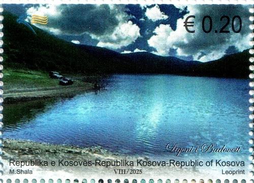 Kosovo Stamps 2025 (Reprint 2012). Water resources - Lakes. Definitive MNH