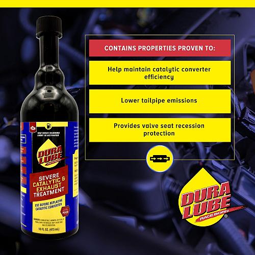 Dura Lube Severe Catalytic and Exhaust Treatment Cleaner Fuel Additive 16 fl....